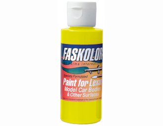 Faskolor Yellow Acrylic Paint 0.11781 Ltrs, 35cc, Outdoor, Water Repellent, Metal Surface, 14+ Age, Plastic Bottle, 24 Months Warranty