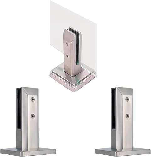 Abrazaderas de vidrio de acero inoxidable con sujeción firme y duradera, combinación perfecta 2