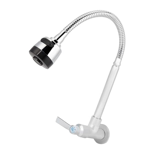 Robinet de cuisine mural rotatif 360 en cuivre premium et acier inoxydable