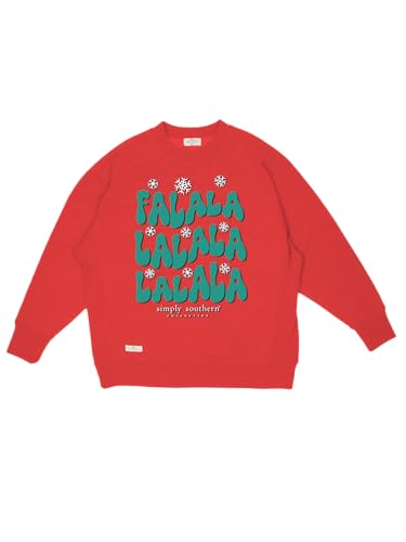 Womens Christmas Ribbed Crewneck Sweater | Causual Holiday Style Sweater for Women