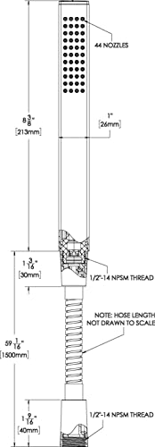 Regadera de mano Speakman Kubos VS-3023-MB-E175 miniatura 2