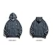 HBDZUUI Men's Spring And Autumn Hooded Loose All-match Cardigan Sweater Embroidered Sports Jacket
