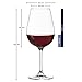 Leonardo Tivoli Rotwein-Glas, Rotwein-Kelch mit gezogenem Stiel, spülmaschinenfeste Wein-Gläser, 6er Set, 580 ml, 020964
