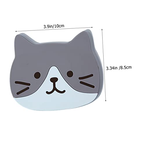 Dessous de verre PVC chat antidérapant protège table des taches - 3