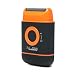 Paul Anthony Travel Pro Battery Operated Men's Compact Foil Shaver, Titanium Flexible Blade, Retractable Side Trimmer,Rubberised Finish, 2 x AA Battery Operated - Orange - H5001A