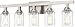 Craftmade 53105-BNK Chicago Vanity, 5-Light 300 Total Watts, Brushed Polished Nickel