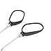 VBESTLIFE Rearview Mirror, 1 Pair Adjustable Rotatable Wide Angle Rear View Shockproof Convex Mirror for 0.87-0.98 inch Diameter Handlebar, VBESTLIFEa0458b1usg