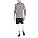 Under Armour Men's ColdGear Armour Fitted Mock LG Gray