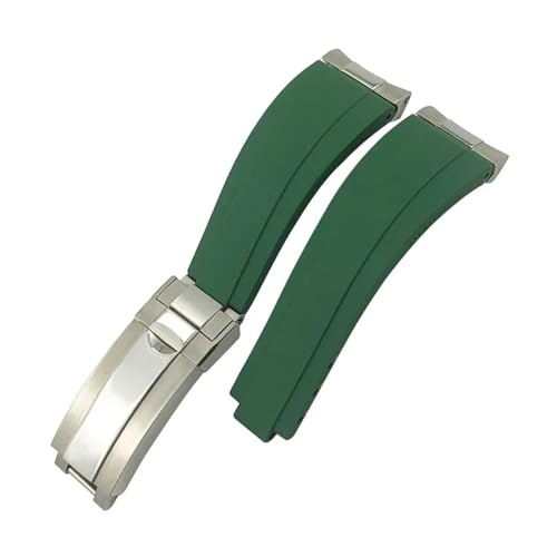 [|Ő] 20mm^No[VREHb`ohibNX Tu}[i bg}X^[ GMT fCgi ICX^[tbNX J[uGhEHb`XgbvΉj(Green Silver Buckle)