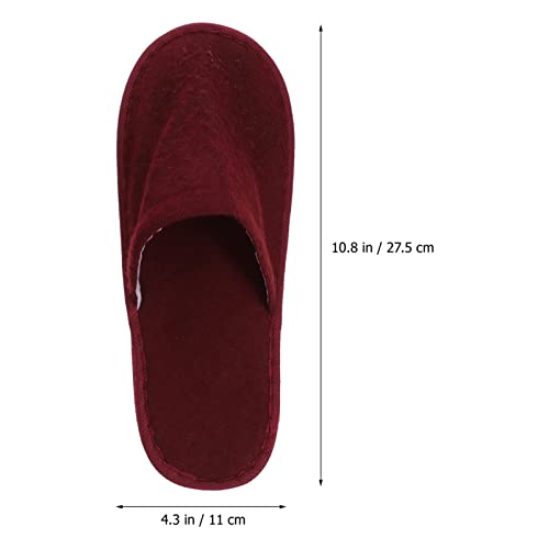 Amosfun Spa Slippers Home Guest Disposable: 8 works Bathroom Non- Slip Shower Sandal Bath Slippers Indoor Slippers for Mens Womens ( Random Color ) - Image 2