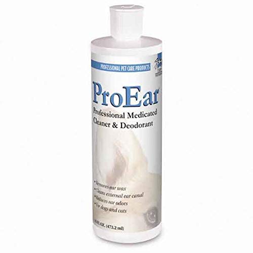 Top Performance ProEar Pet Ear Cleaner Gentle Way to Clean Dog Ears Removes Wax(16 Ounce Bottle)