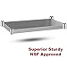 DuraSteel 30x36 NSF Stainless Steel Cart - Heavy Duty Rolling Food Prep Table with Undershelf - Metal Utility Cart for Commercial Restaurant Kitchen, Laundry, Outdoor Portable BBQ Grill