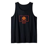 Diseño de baloncesto y aros para aficionados al baloncesto, fanáticos del deporte, regalo para entusiastas del baloncesto, estudiantes, hombres, mujeres, jóvenes, niños de vuelta a la escuela. Aspecto fresco, moderno, elegante y atlético para aquellos que aman los deportes activos y los juegos de pelota. Live Love Play Basketball.