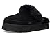 UGG Women's Disquette Chalet Slipper, Black, 8