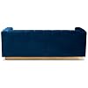Baxton Studio Sofa, Blue