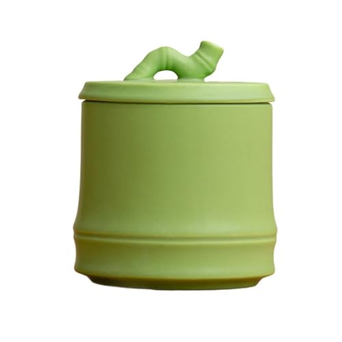 Latas de cerámica for té, latas for almacenar té, latas selladas de cerámica portátiles, tarro for almacenar té for decorar el hogar(A)