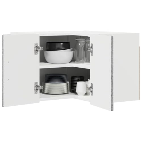 Armoire de cuisine murale compacte et meuble d'angle suspendu - 2