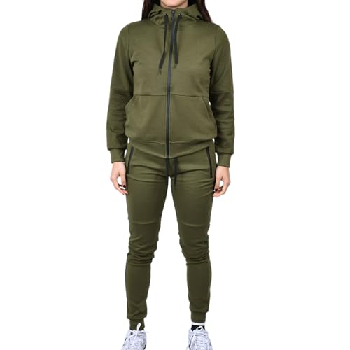Womens-Athletic-Sports-Casual-2-Piece-Solid-Color-Tracksuit-Hoodie-Jogger-Pants-Sweatsuit-Set 31ReMtf9j+L