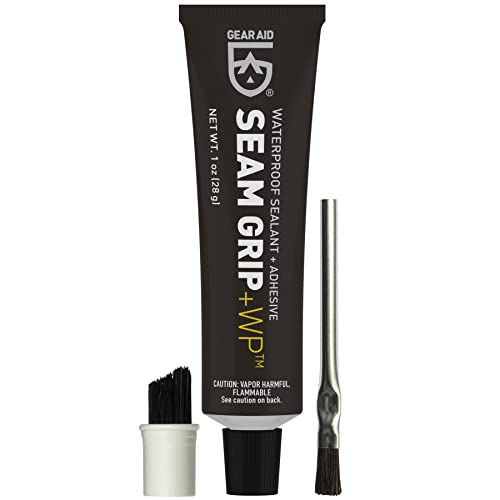 Image of GEAR AID Seam Grip WP Waterproof Sealant and Adhesive for Jackets, Tents, Sleeping Pads and Outdoor Fabric | Repairs Rips, Seals Seams on Nylon, Canvas and Vinyl