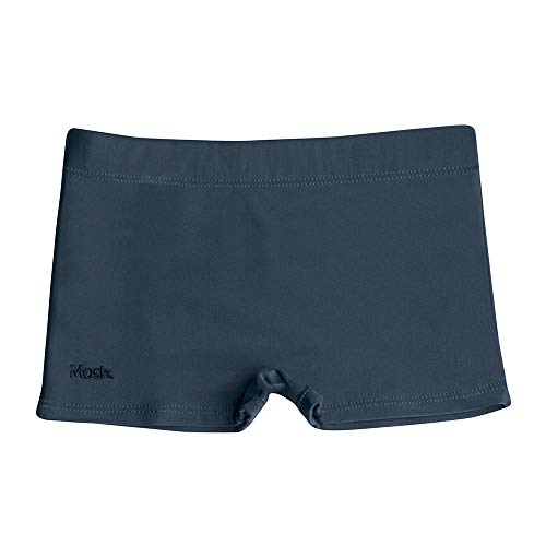Sunga Boxer Infantil Lisa C/ Vivo Lateral, Mash, Menino, Cinza Chumbo, M