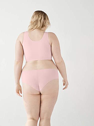 True & Co. Women's Plus Size True Body Lift Scoop Neck Bra, Retro Pink, 2X (42Ddd, 44D-Dd) #TOP1