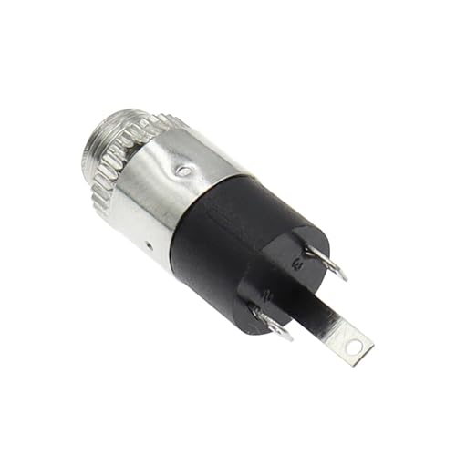 Conector 3.5 mm hembra PJ392 estéreo con rosca chasis para auriculares pack de 10 unidades 5