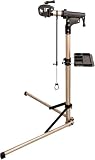 teraysun Bike Repair Stand, Foldable Aluminum Alloy Bicycle Workstand for Road and Mountain Bikes with Height Adjustable Feature