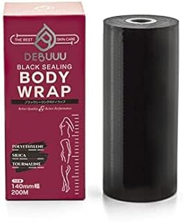 Black Wrap Body Loss Weight Massage Heat Cling Film Plastic Sealing Disposable Slimming Roll Elitzia ET2872 (200M)