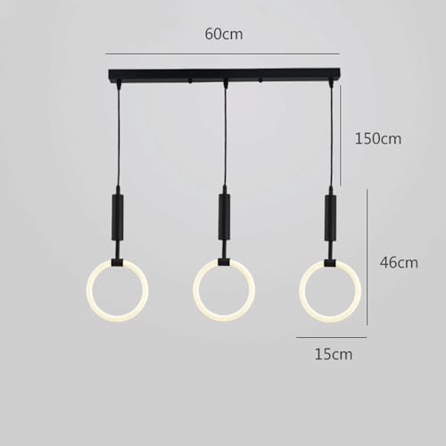 Lámpara led moderna tipo araña regulable para salones y cocina 4