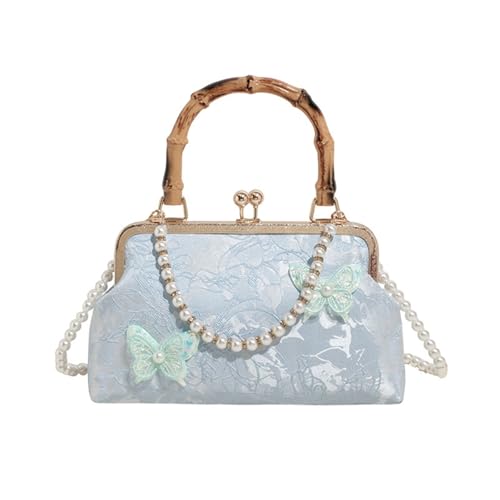 Sac de soirée pour femme motif floral pochette de cérémonie sangle chaîne sac à bandoulière