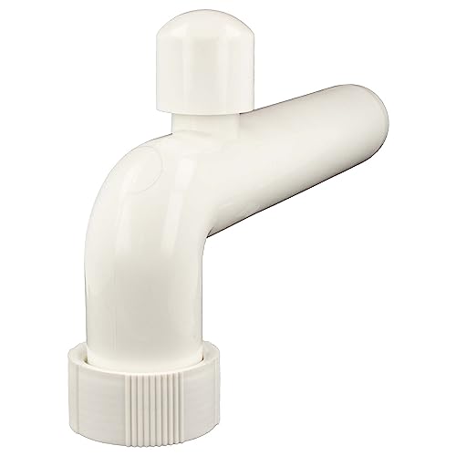 tecuro Abgangsbogen Ø 40 mm - mit Rohrbelüfter - PP weiß