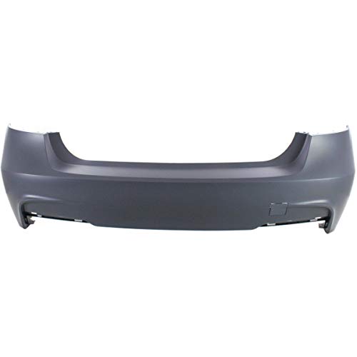 Rear Bumper Cover For 2013-2016 BMW 328i Sedan w/M Sport Line Primed