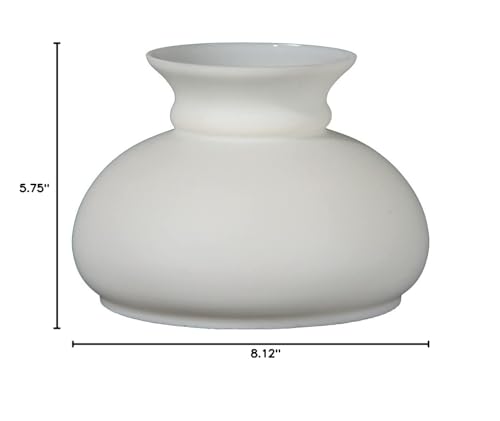 Image of B&P Lamp Opal Plain Top Student Shade, Beige Background