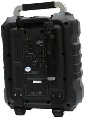 Rear view of the E-Lektron EL20-MB Mobile Sound System