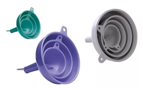 Kit Funil Pequeno Médio Grande Extra Grande 4 Peças