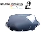 10.5' Windshield Windscreen Compatible for Harley Davidson Touring Street Glide/Electra...