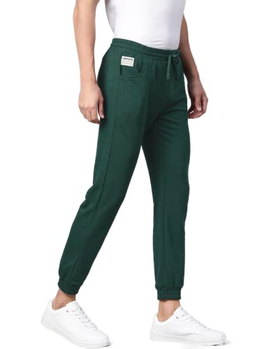 Image of Hubberholme Men's Slim Fit Cotton Track Pants - Trackpant with Drawstring Elastic Waistband, Lower for Jogging, Gym, Sports & Dailywear