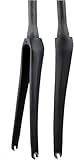 Horquilla rígida para bicicleta de carretera 700C: diámetro vertical de 28,6 mm, perfecta para bicicletas de carretera 700C.