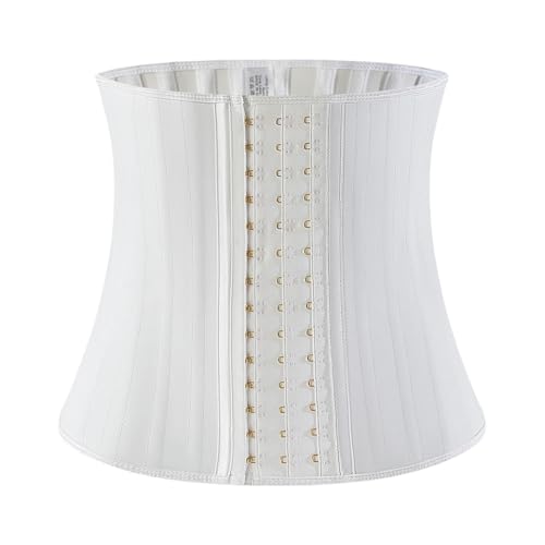 JIAHAOS Fajas Reductoras Mujer Trainer De Cintura Corsé Control De La Barriga De Mujeres Correo De Cintura Delgada Corize Corset-Blanco-3Xl