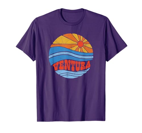 Retro Ventura California Hippie Beach Surf Vintage Men Women Girls Kids T-Shirt