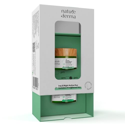 Image of Day & Night Cream with Natural Biome-Boost | Reduces Dullness, Fine Lines & Wrinkles | Hydrates & Strengthens for Healthier Skin | 30ml | Moisturizer Combo Kit