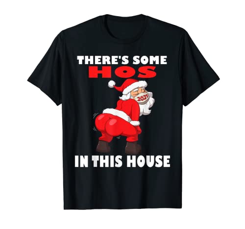 Twerking Santa Claus hay algunos hos en esta casa Camiseta