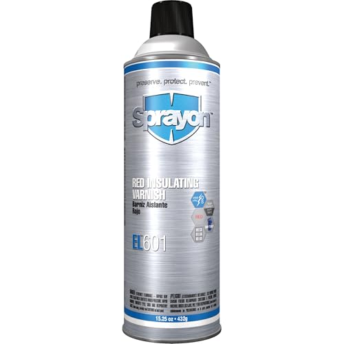 Sprayon Red Insulating Varnish, 20 oz.
