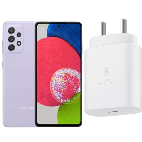 Image of Original 25Watt Adapter Compatible with Samsung M54 5G (White) 25Watt-F170 with 3 Months Warranty