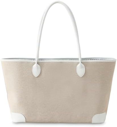 Oversize Linen Tote Bag for Women,...