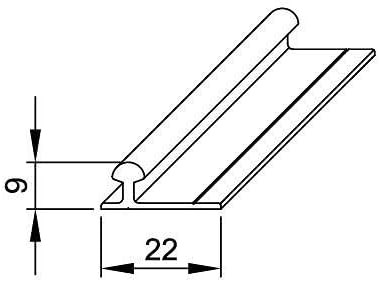 Bypass Closet Door Hardware kit with a 70-inch top and Bottom Tracks for 2 Doors - SLID'UP 130