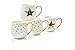 Retsch Arzberg Kaffee- Teebecher GOLD STAR Set 4teilig für 4 Personen/2 Gold-Dekore im Set gemixt/Porzellan/Waterside England by