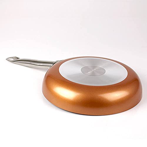 Frigideira Antiaderente 24 cm Cerâmica e Cobre/Titânio - MaxChef