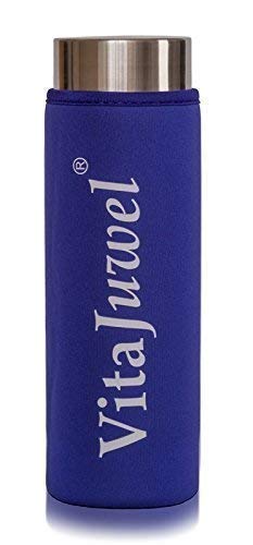 Vitajuwel Néoprène Manches Longues pour via Verre Eau Bouteille Violet