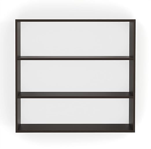 Image of AAROORA Multipurpose Wall-Mounted Wooden Shelf | 3-Tier Storage Rack for Kitchen, Living Room & Office